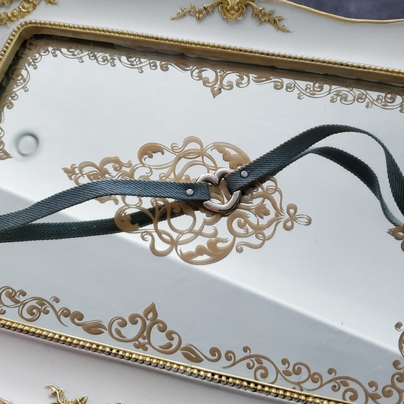 Forever 21 Jewelry - Denim heart choker